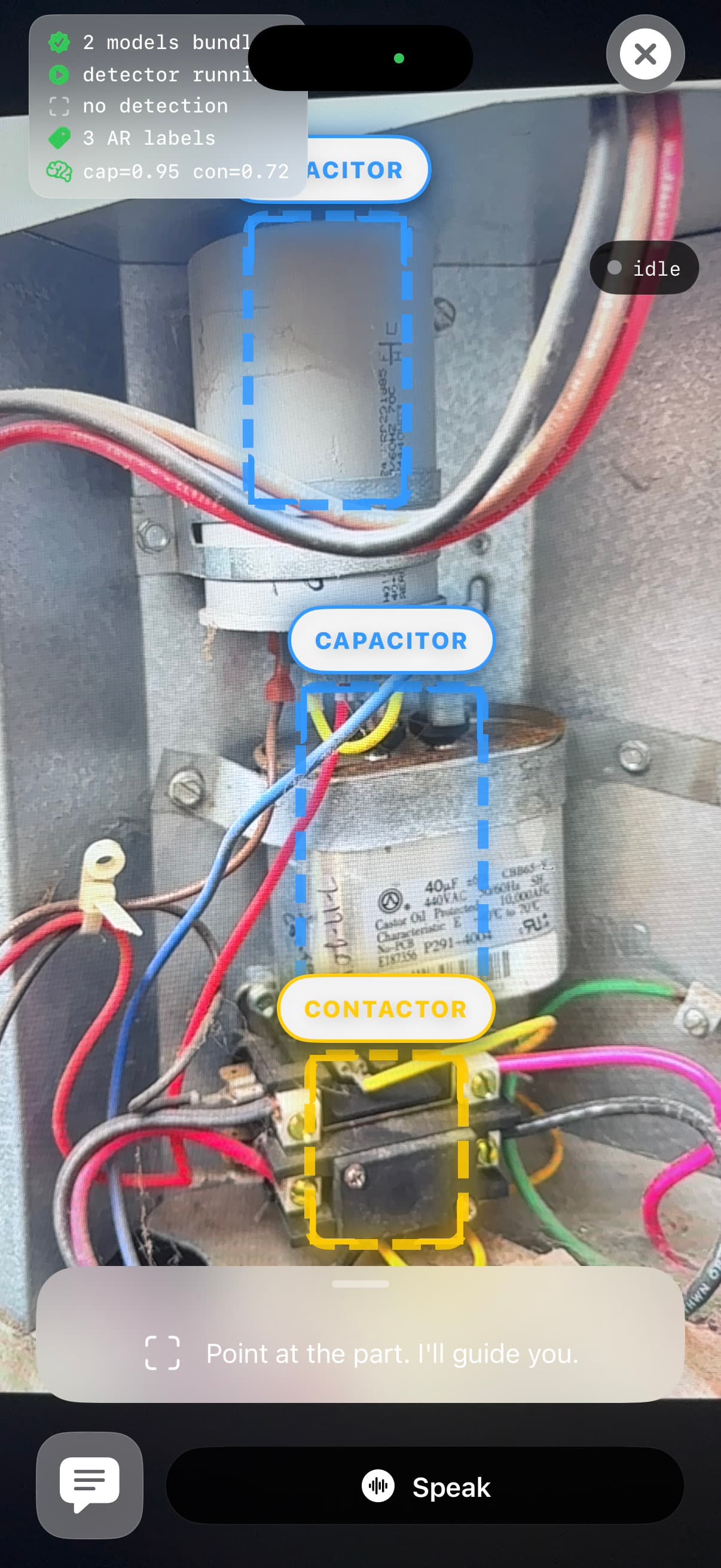SkillPlug beta identifying HVAC parts